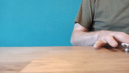 Nollie Kickflip on a fingerboard